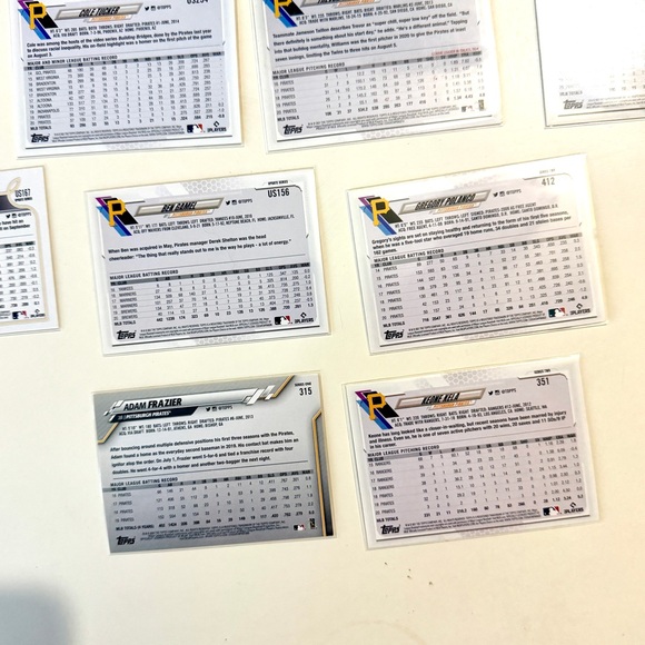 Pittsburgh Pirates Baseball Card Lot 11 Cards Topps/Donruss 2020-2022 NM - Picture 5 of 7